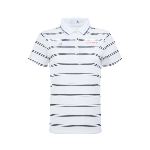 Áo Polo le coq golf Nữ LG6SHS00LV-WH00