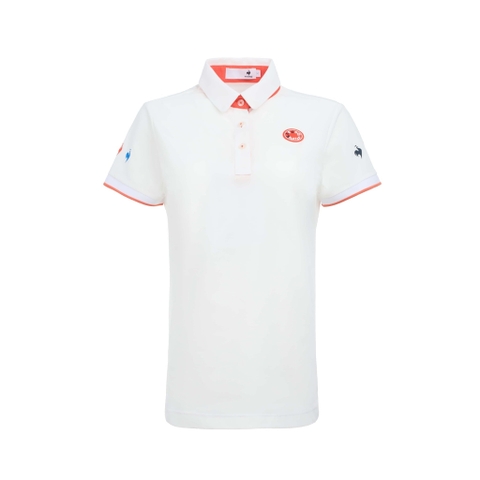 Áo Polo le coq golf Nữ LG6SHST2LV-WH00