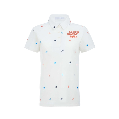 Áo Polo le coq golf Nữ LG6SHST3LV-WH00