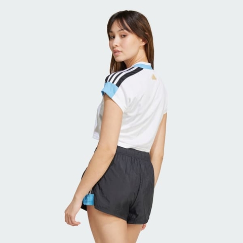 Áo jersey crop top adidas Tiro 3 sọc Nữ - IZ2083