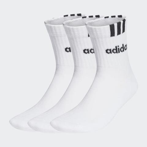 Tất cổ cao adidas 1/4 Linear 3 sọc Unisex - HT3437
