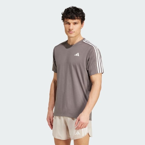 Áo T-shirt chạy bộ adidas Own the Run 3 sọc Nam - IV9952