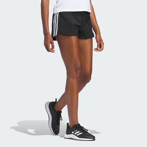 Quần short tập luyện adidas Pacer 3 sọc Nữ GH8146