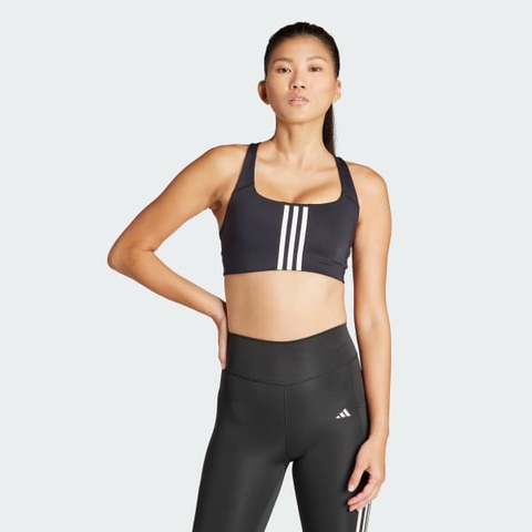 Áo bra adidas Powerimpact Training Medium-Support 3 sọc Nữ - IQ3369