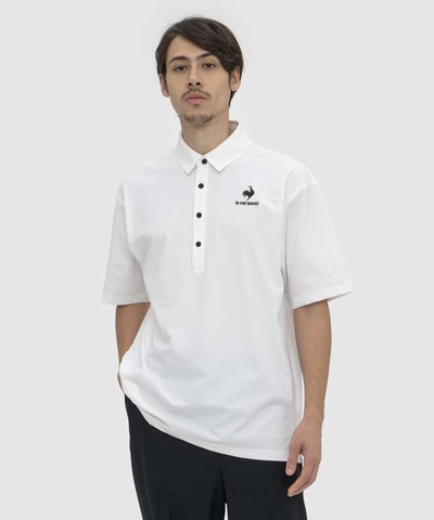 Áo Polo le coq sportif nam - QMMTJA42-WHT