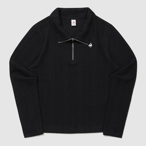 Áo nỉ le coq sportif Nữ QR322OFS91-BLK