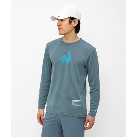 Áo thun dài tay le coq sportif Nam - QTMWJB01V-BL