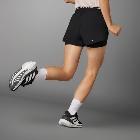 Quần short chạy bộ 2 trong 1 adidas Nữ IN1445