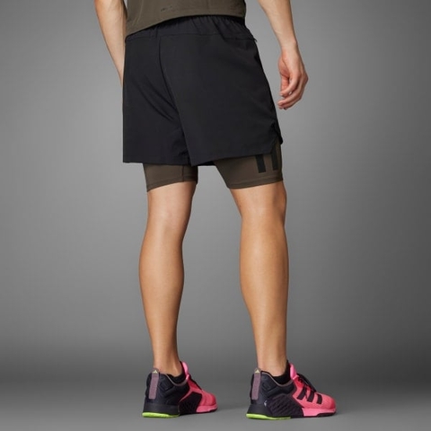 Quần short tập luyện adidas 2 Trong 1 Power Workout Nam - IV6113