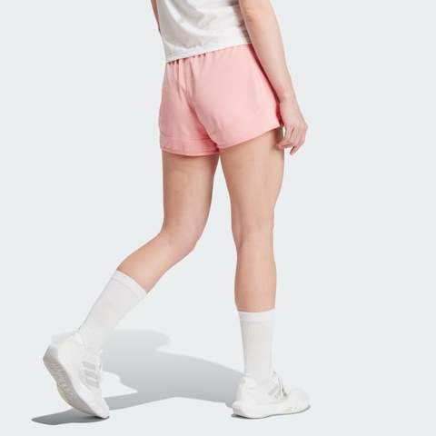 Quần short adidas Cạp Cao Dệt Kim Pacer Essentials Nữ - IX1025