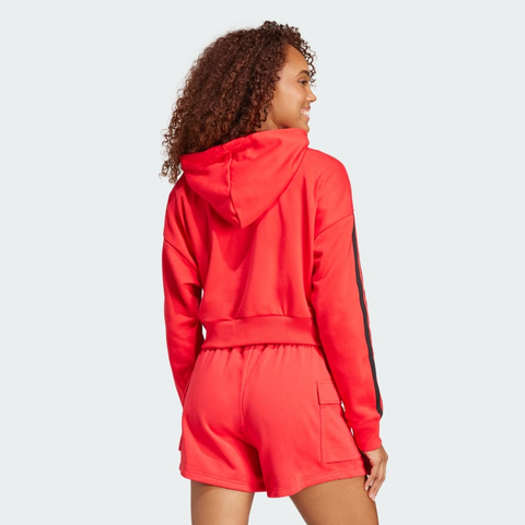 Áo hoodie Nữ adidas Essentials 3 sọc Crop Nữ - IS6997