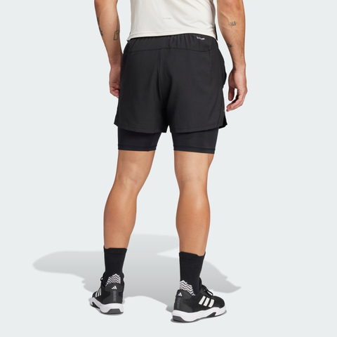 Quần short tập luyện adidas Gym+ 2 trong 1 Nam - JE5665