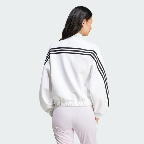 Áo sweatshirt adidas Future Icons 3 sọc khoá kéo 1/4 Nữ - JJ1664