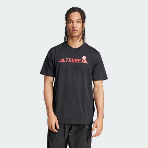 Áo T-shirt leo núi adidas TERREX hoạ tiết Nam - JI9165