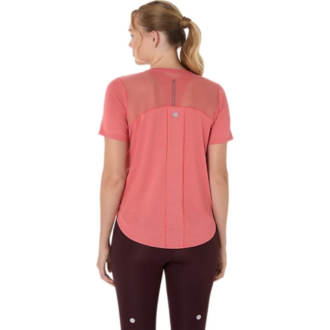 Áo T-shirt chạy bộ ASICS ROAD V-NECK SS TOP Nữ - 2012C985.700