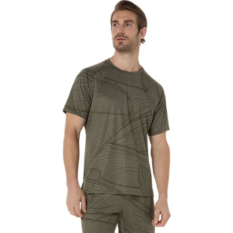 Áo T-shirt tập luyện ASICS ALL OVER PRINT Nam - 2031F199.300