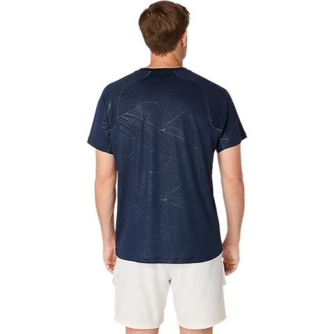 Áo T-shirt tennis/pickleball ASICS GAME ALL OVER PRINT Nam - 2041A353.400