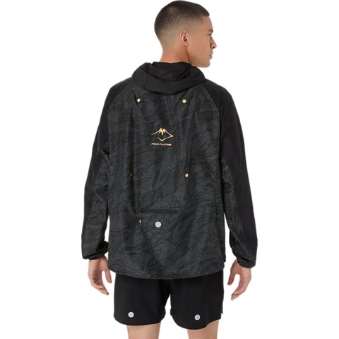 Áo gió chạy trail ASICS FUJITRAIL PACKABLE WINDBREAKER Nam - 2011D389.002