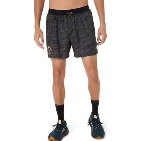 Quần short chạy trail ASICS FUJITRAIL ALL OVER PRINT 5IN Nam - 2011D392.001