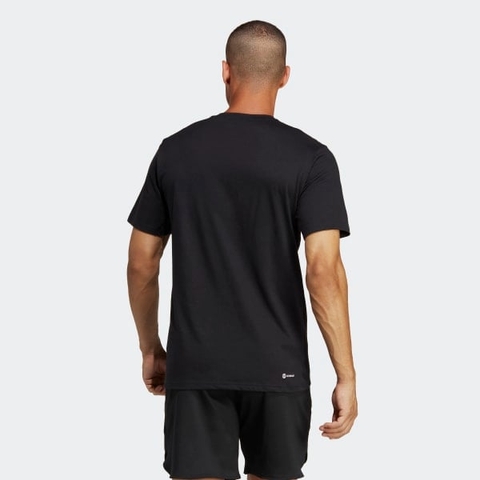 Áo T-shirt tập luyện adidas Logo Seasonal Train Essentials Nam - IB8256