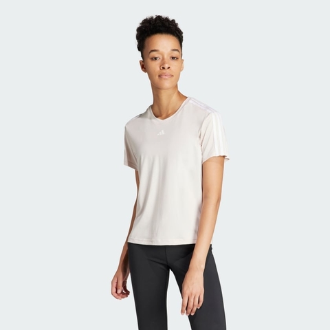 Áo T-shirt tập luyện 3 sọc Nữ adidas - IS4214