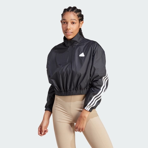 Áo khoác gió Nữ 3 sọc adidas IB4153