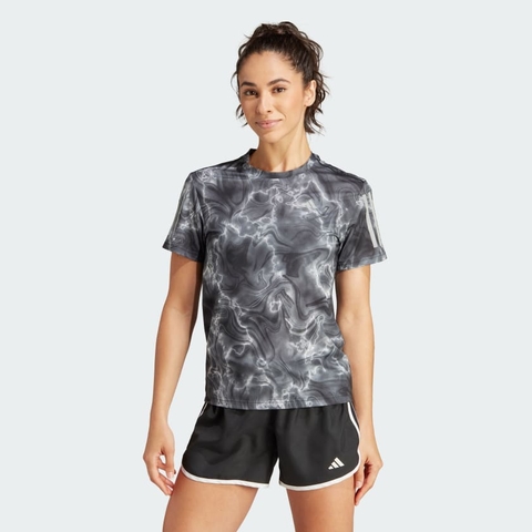 Áo T-shirt chạy bộ Nữ adidas allover - IL4140