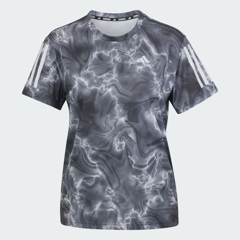 Áo T-shirt chạy bộ Nữ adidas allover - IL4140