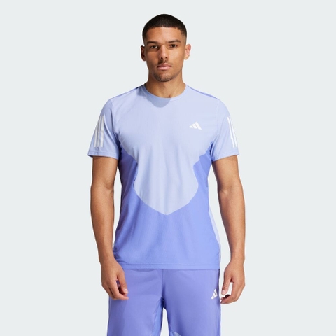 Áo T-shirt chạy bộ adidas Own the Run Colorblock AEROREADY Nam - IW0038