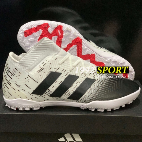 Giày Bóng Đá Adidas Nemeziz 18.3 Trắng Vạch Đen TF