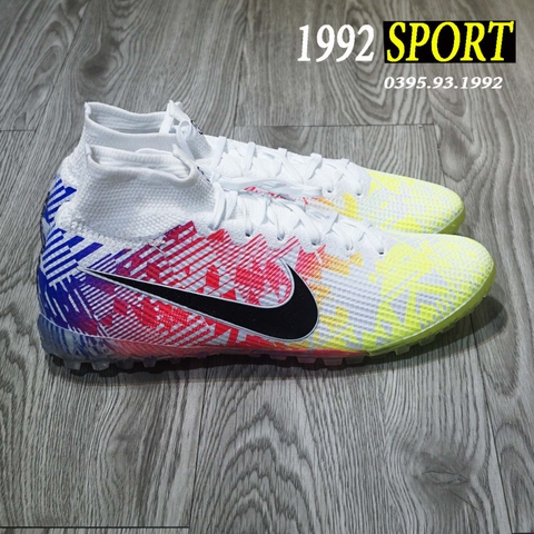 Giày Bóng Đá Nike Mercurial Superfly 7 Elite Xanh Lá Hồng Neymar TF