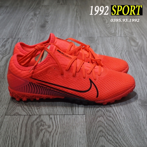 Giày Bóng Đá Nike Mercurial Vapor 13 Pro Đỏ Hồng Vạch ĐenTF
