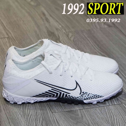 Giày Bóng Đá Nike Vapor 13 Pro Trắng Đen TF