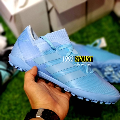 Giày Bóng Đá Adidas Nemeziz 18.3 Xanh Ngọc TF