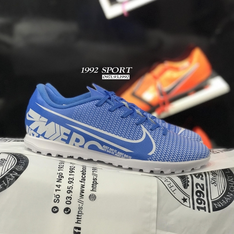 Giày Bóng Đá Nike Mercurial Vapor 13 Academy Xanh Ngọc Đế Trắng TF