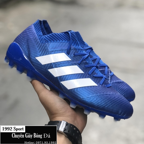 Giày Bóng Đá Adidas Nemeziz 18.1 Xanh Biển AG