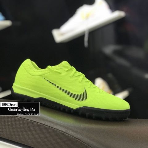 Giày Bóng Đá Nike Mercurial VaporX VII Pro Xanh Chuối Đen TF