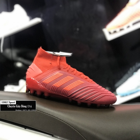 Giày Bóng Đá Adidas Predator 19.1 Đỏ Đen AG