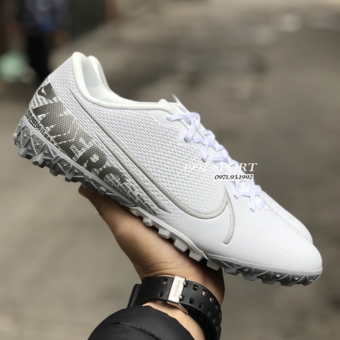 Giày Bóng Đá Nike Mercurial Vapor 13 Academy Trắng Xám TF