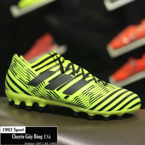 Giày Bóng Đá Adidas Nemeziz Messi 17.1 Xanh Chuối Đen AG