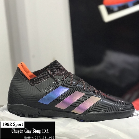 Giày Bóng Đá Adidas Nemeziz 18.3 Đen TF