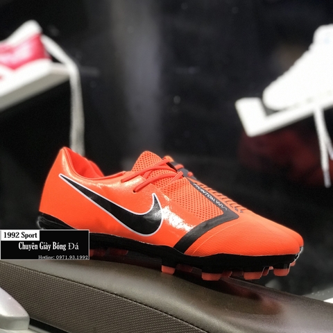 Giày Bóng Đá Nike Phantom Venom Cam Vạch Đen FG