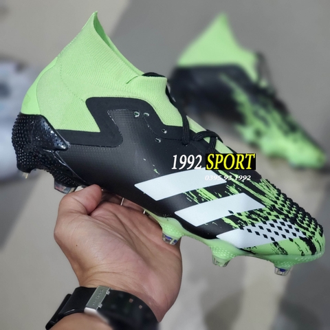 Giày Bóng Đá Adidas Predator Mutator 20.1 Xanh Lá Đen Cổ Cao FG