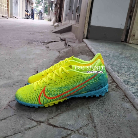Giày Bóng Đá Nike Mercurial Vapor 13 Academy Xanh Lá Mạ Xanh Dương TF