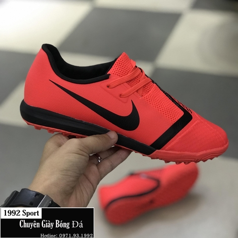 Giày Bóng Đá Nike Phantom Venom Academy Đỏ Vạch Đen TF