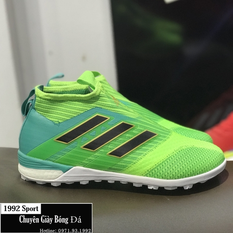 Giày Bóng Đá Adidas ACE Tango 17+ Purecontrol Xanh Lá TF
