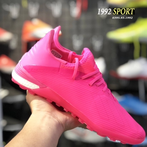 Giày Bóng Đá Adidas X 19.1 Hồng TF