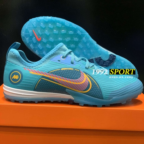 Giày Bóng Đá TQ Nike Mercurial Vapor 14 Pro Blueprint Xanh Biển Cổ Lửng V2 TF