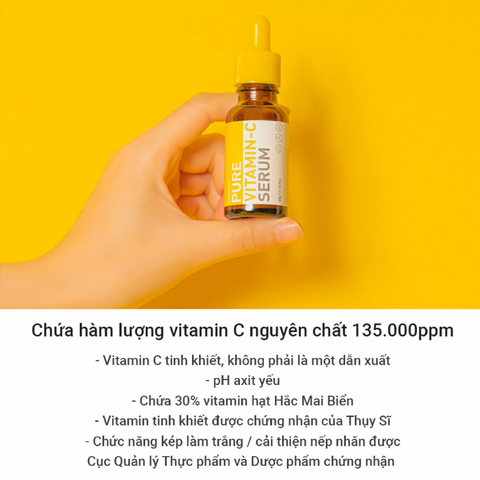 Tinh chất giúp nâng tone da Skinmiso Pure Vitamin - C Serum