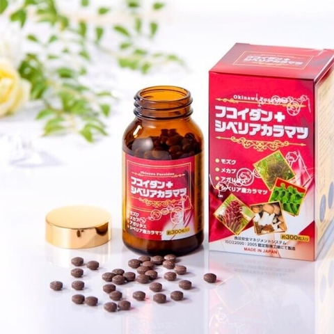 Viên uống gỗ thông đỏ trị nám trắng da OKINAWA FUCOIDAN
